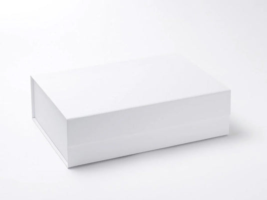 Plain White A4 Deep Gift Boxes no ribbon